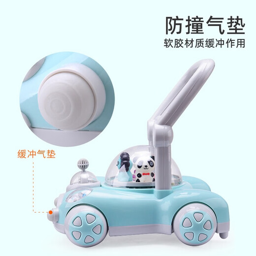 A + B Enfants Enfants Walker poussette Multi-fonction Multi-fonction Baby Walker 6-18 mois de jambes en forme de O Musique de ceinture verte menthe