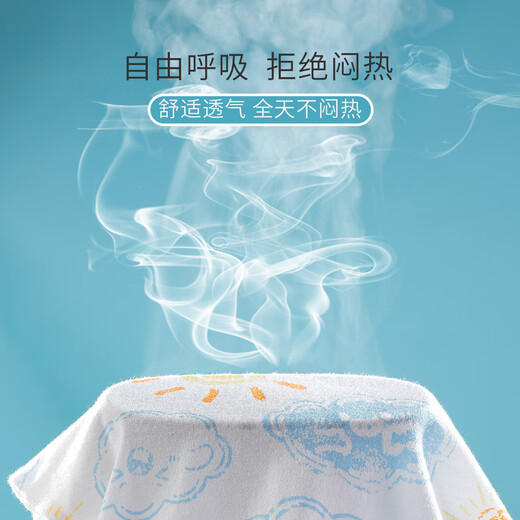 宜爽儿婴儿连体衣夏季男女宝宝冰丝哈衣新生儿超薄睡衣爬服 蘑菇80