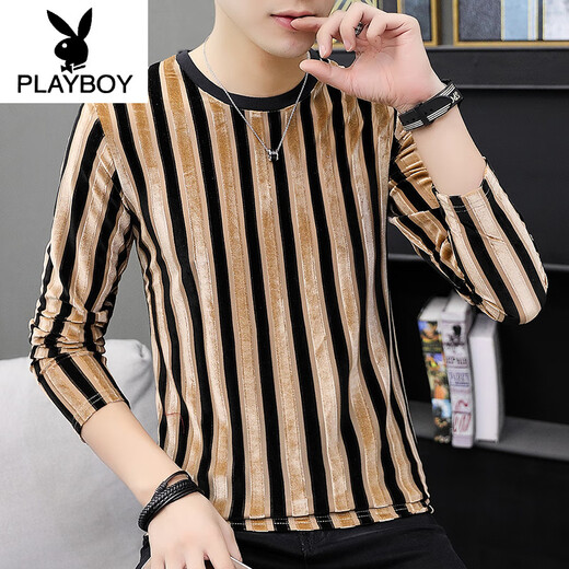 Playboy (Playboy) весенняя мужская футболка с длинным рукавом