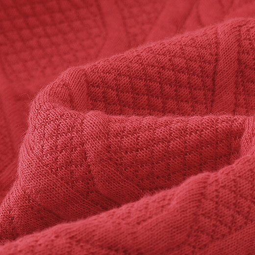 YEEHOO Baby New Year Clothes Autumn and Winter Warm Baby Clothes New Chinese Style Baby Jumpsuit Festive New Year Red-Unpadded Style 90cm (Recommended Height 78-90cm)