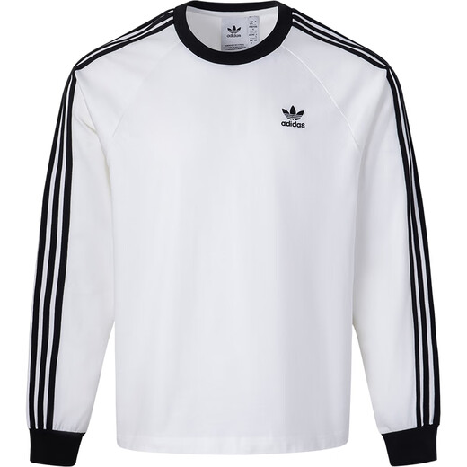 阿迪达斯 （adidas）三叶草男装 新款简约百搭运动休闲长袖T恤 IA4877 KE5825 XL
