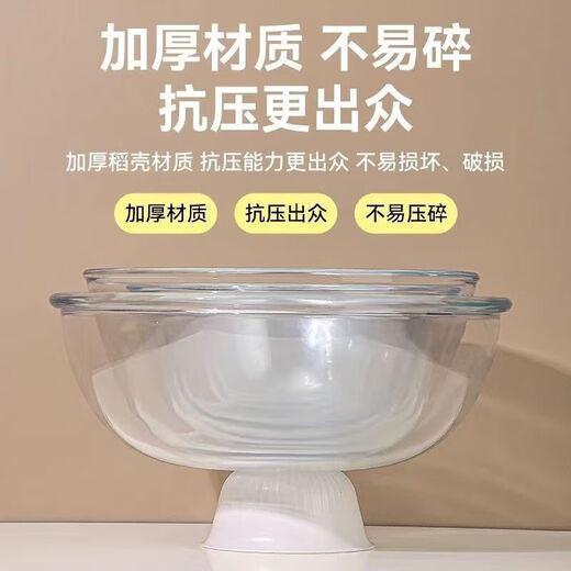 Disposable rice husk tableware set, biodegradable bowls, chopsticks, cups, saucers and spoons, thickened, wash-free party picnic, bowl + spoon, 20 pieces each