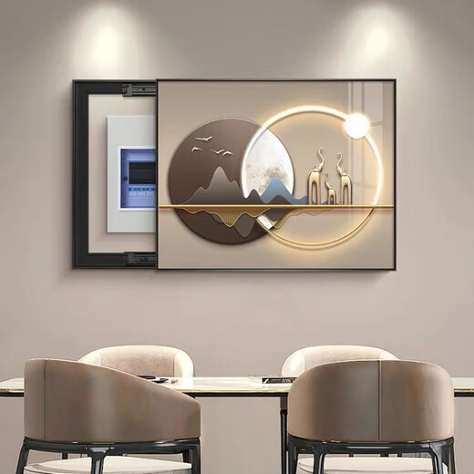 Pupan Light Luxury Decorative Painting Modernes einfaches Vertriebsbox Restaurant kostenlos