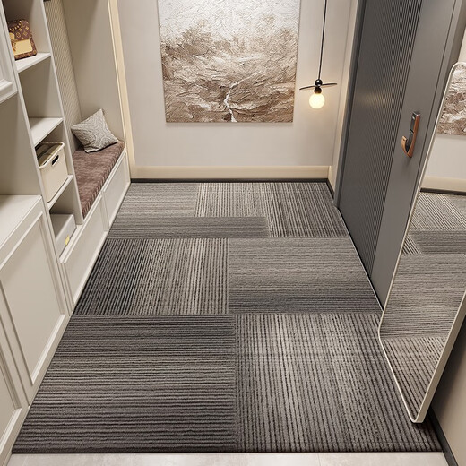 致荟树入户门地垫2024感进门门口脚垫防滑耐脏门外门垫玄关地毯 灰颜-15271 120cm*180cm方便打理
