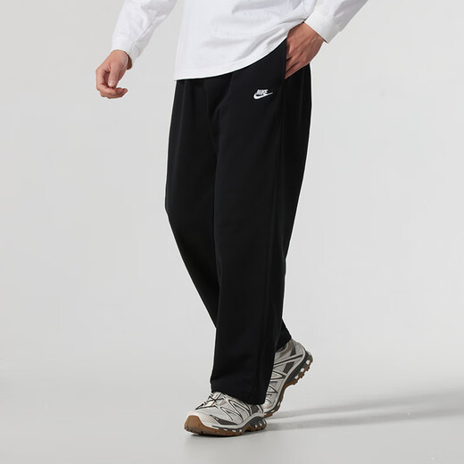 耐克（NIKE）运动套装男装 2025新款商务休闲网球训练POLO衫短袖T恤 直筒长裤 FN3895-010+HQ4423-010 XL