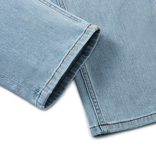 Jiumuwang [Air-Air-Feeling Cotton Cool] Jeans 2025 Sommerstil Einfach zu machender Herrenkalter Denimhose Kombinierte Version + hellblau + tj1ex20b913 31 Größe 170/78A (2,37) Herrscher 79cm