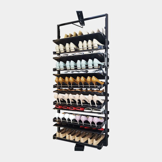 
Yusenyi rotating shoe rack 360 degree household Douyin multi-layer storage hardware accessories highly telescopic rotating shoe cabinet 11-layer + German damping (height 1520-1585mm)