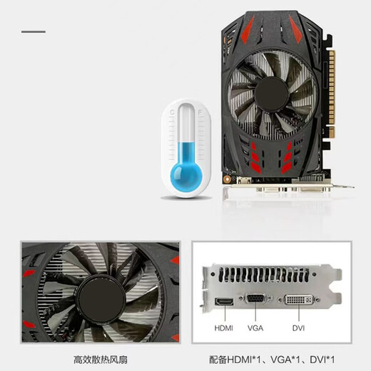 Graphics card box GTX1650Ti 750Ti 1050 Graphics card office e-sports LOL live editing CF chicken eating AI [new box] GTX750Ti 4G chicken eating
