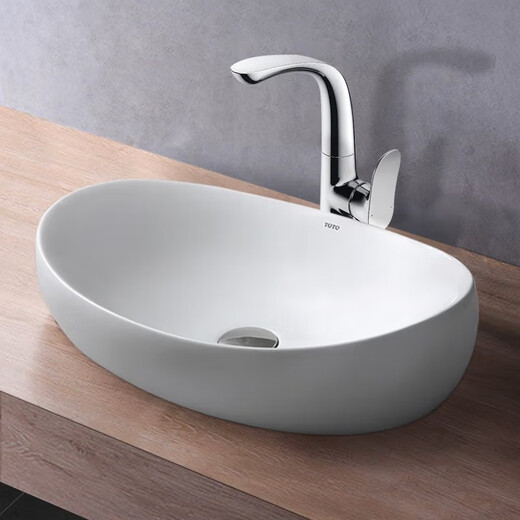Toto Smart Cleaning Basin auf der Tabelle LW1716/709/5715/PJS01W Semi-eingebettete Taichung Face Waschles LW983CB Semi-eingebettetes Taichung-Becken Abfluss