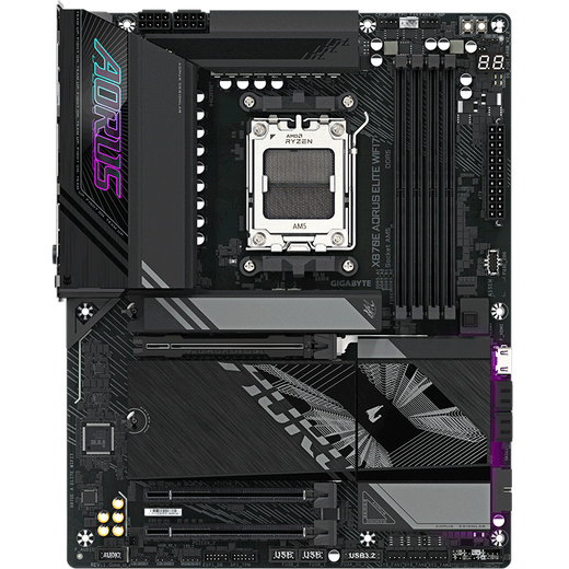 技嘉（GIGABYTE）小雕X870E AORUS ELITE WIFI7主板DDR5支持AMD CPU AM5 9700X 9950X 9900X 9600X