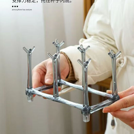 Soot meditation pot male cup high borosilicate high temperature resistant Xiangyun buckle master cup cup tea tray set with cup holder