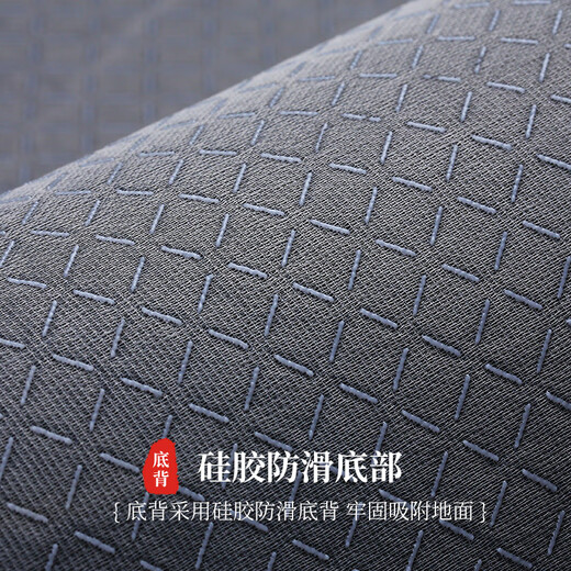 High-end yellow floor mat Golden entrance door floor mat entrance entrance entrance dust removal and dust removal shoe foot mats resistant to dirt and floor Baifu Fuzhen-brown-12164 120*180cm [Scratch-resistant, wear-resistant]
