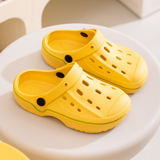 New style children's hole shoes for summer drifting men and women's parent-child garden shoes for indoor and outdoor slippers size 30-45 painted dark blue 34-35
