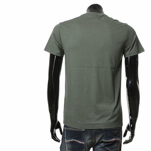 ARMANI/ARMANI EA MEN'S MODE DRINTED Casual Short Sleeve Round Neck T-Shirt EM000574 AF12347 Dunkelblau FB074 S