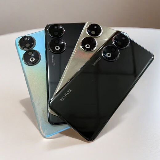 I convient à Honor 90 Pure Couverture arrière d'origine Verre de batterie 90pro Couverture de batterie décontenancé Mobile Téléphone Mobile Écran arrière Mu Honor 90 Ice Feather Bleu Bleu Original Couvre-Miroir à cadre