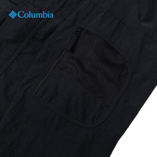 Columbia哥伦比亚外套男户外2025春夏新品拒水透气休闲运动连帽夹克WE4839 011 /黑色 M /175/96A