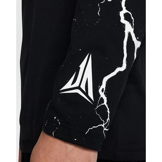 Nike (Nike) [Jinlang Sports] Dri-Fit Morant Men's Sun Sun Basketball de manga larga Top HJ3892-010 Color M
