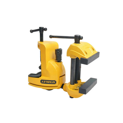 Tornillo de banco universal deformable Stanley (STANLEY), tornillo de banco fijo de mesa para el hogar de 3 pulgadas, abrazadera universal 83-069M