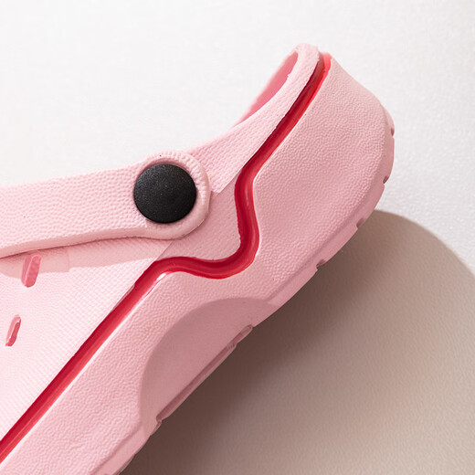 New style children's hole shoes for summer drifting men and women's parent-child garden shoes for indoor and outdoor slippers size 30-45 painted dark blue 34-35
