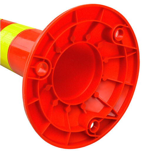 Baige plastic warning column, parking space blocking column, road traffic protection isolation pier, reflective anti-collision elastic column, 70 plastic model CW062951