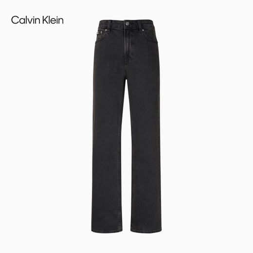 Calvin KleinJeans【复刻90系列】25春夏新款女士ck微弹直筒牛仔裤47B915G 846-牛仔黑灰 27