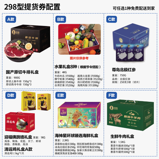 Shouzu Dragon Boat Festival Gift Card Fresh Pickup Card Gift Voucher with Salt Pond Amniotic Fruit Gift Box Gift Customer Elders Shouzu 698 Type Fresh Pick Book