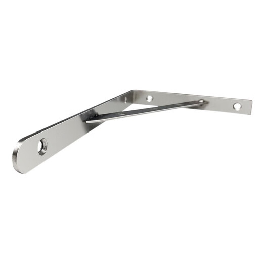Masfor stainless steel triangle bracket thickened right-angle bracket partition fixed wall mount 3mm thick 200mm long (2 pieces/box)