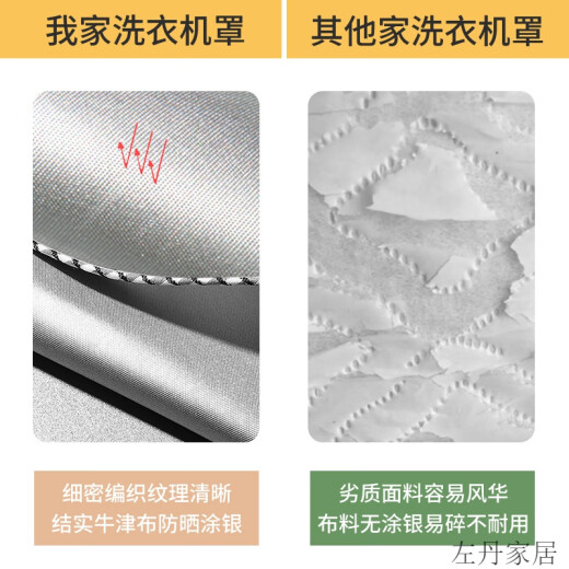 Chuangjingyi wählt Waschmaschinenabdeckung Stoff wasserdicht und belüftete Sonne Universal Staubabdeckung Trommeldeckel Tuch Sonnenschutz Stoff Deckentuch Haier Little Swan 10 cm Jin [Jin ist gleich 0,5 kg] Vollautomatischer Universal GTXYZ1047 M Code 8-10 cm Jin [Jin Equals 0,5 kg]-Standard Model Model Model Model Model)