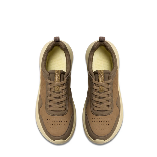 Clarks Lt360 Lo men's new product comfortable lightweight cushioned thick-soled casual sneakers dark gray 261816347 40