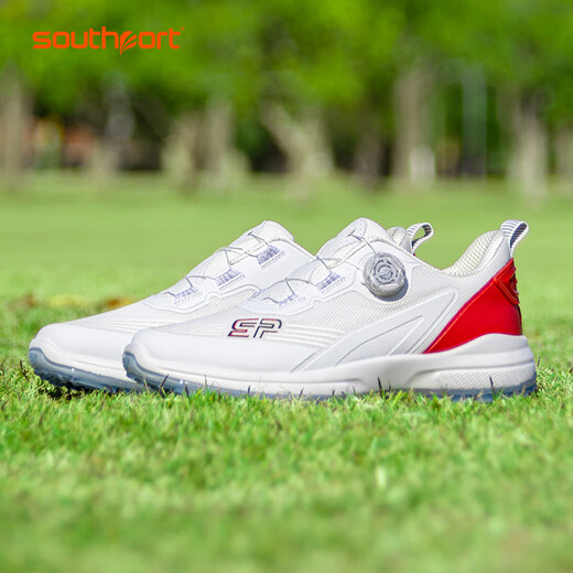 Southport golf shoes 25 autumn men's shoes are light and stable, using British Coats waterproof stitching, TPU soles, white and black, free socks with an order 42