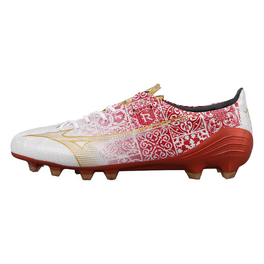
Mizuno (MIZUNO) Little Plum Mizuno Alpha High-end Nissan FG Spikes Training Football Shoes Adult Men White Red Yellow P1GA249904 40 255JP