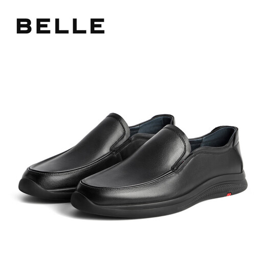 Belle BELLE cow leather men's business casual leather shoes 18029AM1 black 3 42