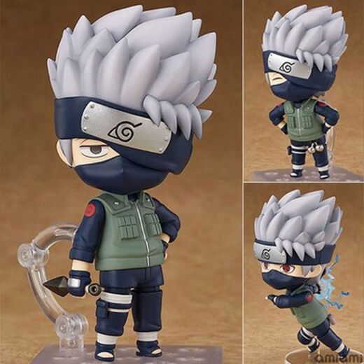 Q Version von Naruto GSC Clay Man Animation Abbildung Six Path Naruto Sasuke Itachi Kakashi Obito Model Ornament Kakashi 724