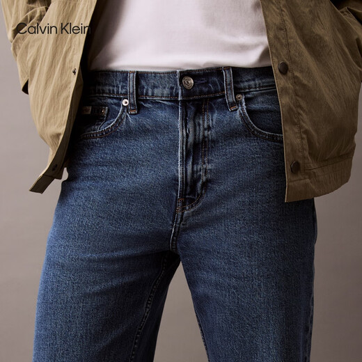 
Calvin KleinJeans [Replica 90 Series] 25 Spring and Summer Men and Women Same Model ck Retro Straight Jeans 4RB701G U1W-Denim Light Blue 33