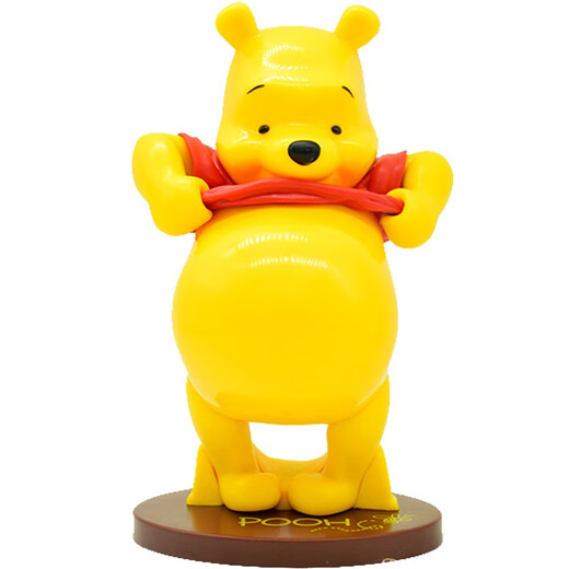 
Winnie the Pooh Big Belly Pooh Desktop Ornament Model Doll Gift Cartoon Children's Toys Original Box Winnie the Big Belly About 20CM