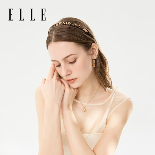 ELLE headband for girls spring and summer face wash headband hair accessories non-slip non-slip toothed high skull gift for girlfriend