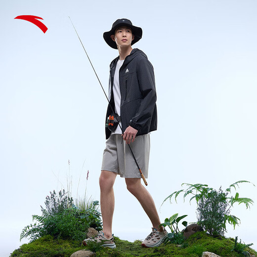 安踏户外系列丨轻壳防晒衣大地之壳夏季防泼水梭织外套男薄款运动风衣