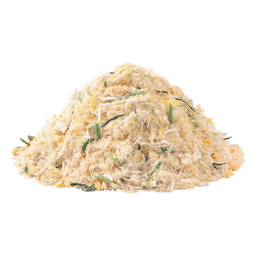 CLCEY freeze-dried cat grass, egg yolk and meat floss, pet snacks, cat food companion nutrition, cat hair ball nemesis, lazy cat grass, cat grass, egg yolk and meat floss, 200g, can be mixed with food