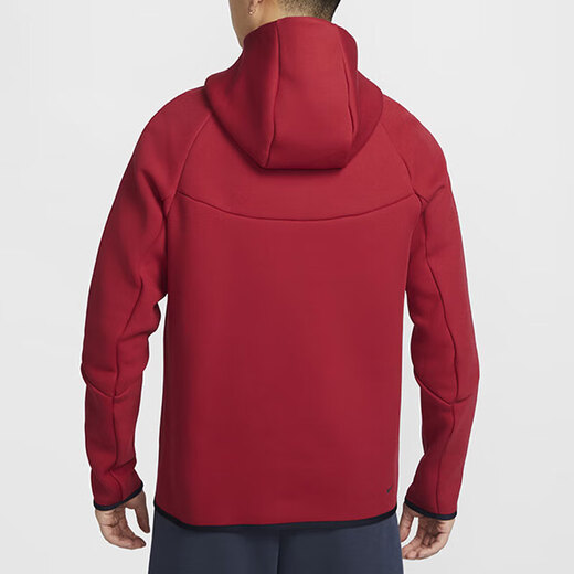 耐克（NIKE）外套男士春季新款健身训练运动服连帽防风休闲夹克HV0950-010 HV0950-687健身红/黑 S