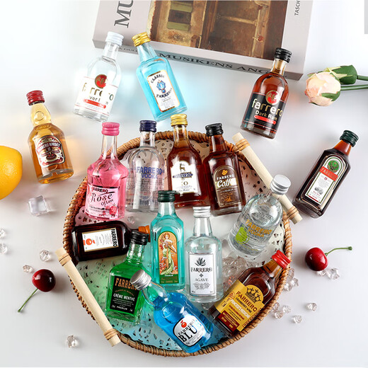 GS Winery Store de conveniencia de vinos Bartending combinación de whisky cóctel de vodka brandy mini edición pequeña caja de regalo de vino ron negro