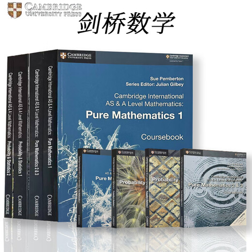 Véritables manuels de mathématiques du lycée international de Cambridge Anglais original Niveau A Mathématiques pures Mathématiques Probabilités et statistiques Mécanique mathématique Cambridge AS & A Level Mathematics Mathématiques pures 2 et 3 manuels pour étudiants (pas de ressources en ligne)