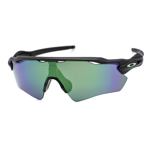 欧克利Oakley Radar Ev雷达9208公路车运动跑步偏光太阳骑行眼镜 磨砂黑绿框偏光谱锐智宝石绿镜片
