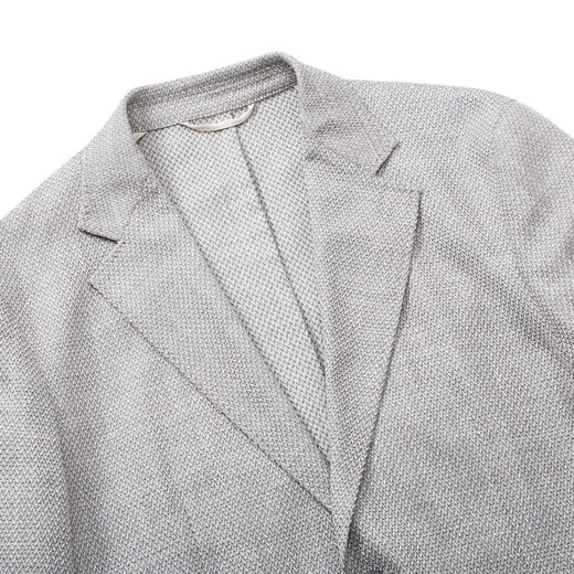 Jiumuwang Men's Suit Jacket Men [74.5% lana, mismo estilo en el centro comercial] 2025 Spring Haute Couture Casual Suit Versión estándar + Palabra de caucilos poco profundo + JX7EV15321 M 170/92a (48)