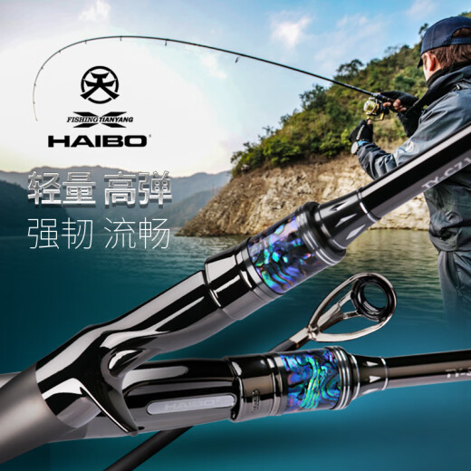 海伯天扬联名款天系列轻量化高感度远投泛用路亚竿鲈鱼鳜鱼翘嘴竿 682m 天系列TY-C-S(枪柄2.03米M
