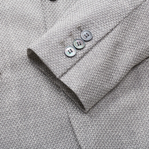 Jiumuwang Men's Suit Jacket Men [74.5% lana, mismo estilo en el centro comercial] 2025 Spring Haute Couture Casual Suit Versión estándar + Palabra de caucilos poco profundo + JX7EV15321 M 170/92a (48)