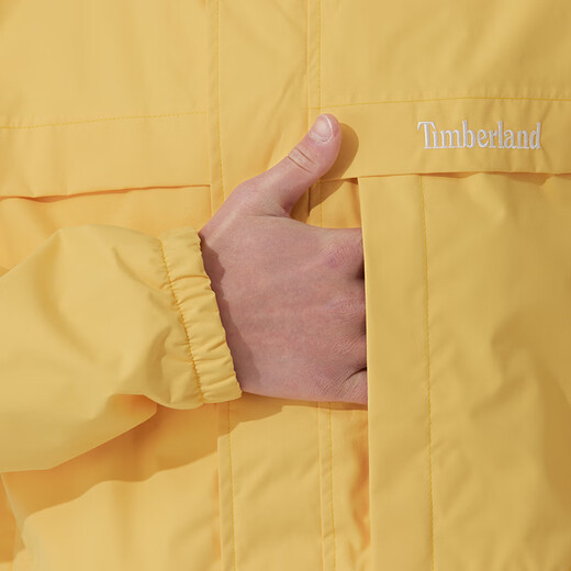 添柏岚（Timberland）外套男 春夏户外徒步跑步运动服休闲上衣防风防水冲锋衣连帽夹克 A695WEG4/刺绣logo (晒图退10) S (170/88A)
