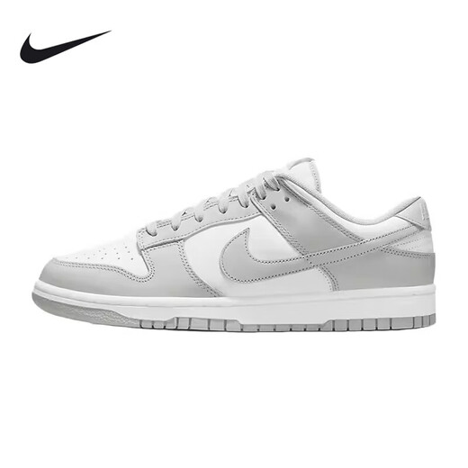 
Nike (NIKE) men's shoes 2025 summer new Duck Low comfortable low top sports retro casual shoes trendy DD1391-103/white gray 45