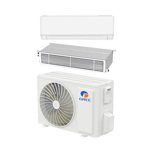 Gree central air conditioner, household one-to-two-to-three-to-four, hanging unit/cabinet unit/duct unit, multi-connected full DC variable frequency first-level energy-efficiency central air-conditioning, multiple indoor units to choose from, 4 HP, first-level energy efficiency, one-to-two, three indoor units to choose from (3+1.5)