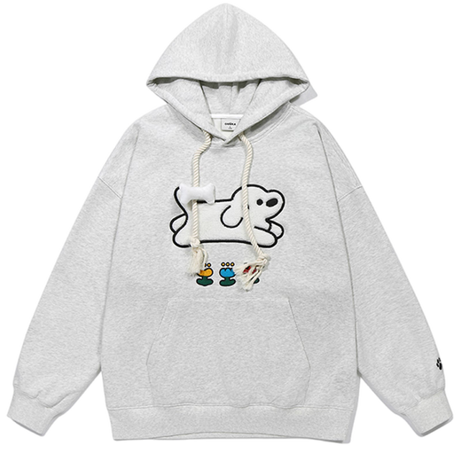 Guyuka (GUUKA) Matsui co-branded heavy cotton soft hoodie for men's spring new style hair-fried skin-friendly breathable sweatshirt loose and versatile Hua Xing W4877 XL