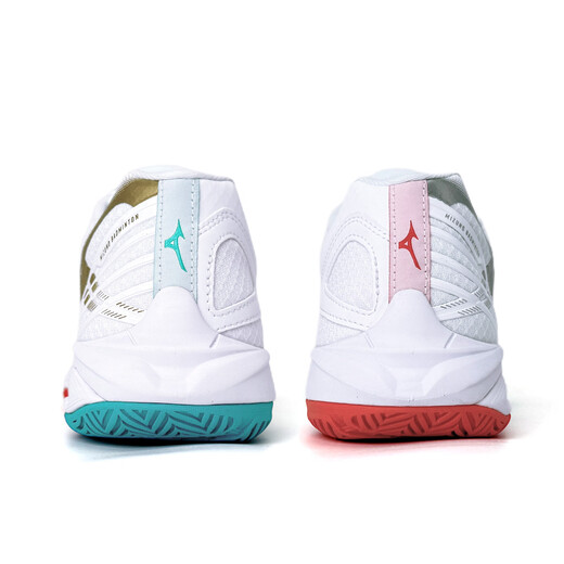 Mizuno (MIZUNO) badminton shoes for men and women Eagle Claw NEO series 3rd generation WAVE CLAW 3rd generation non-slip wear-resistant sports shoes Eagle Claw CLAW 3rd generation Mandarin duck color 25 new 39 (250mm)